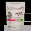 BONACIBO POUCH - WET ADULT CAT FOOD - STERILISED - LAMB 12x85g