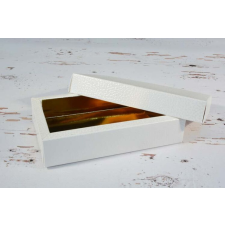  Bonbon doboz fehér peremes fedeles osztott konyhai eszköz