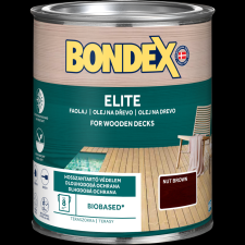 Bondex Elite 0,75l mogyoróbarna favédő- és ápoló olaj favédőszer és lazúr