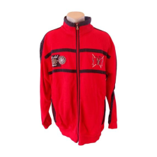  Bonita piros cipzáras férfi pulóver (méret: XXXL) férfi pulóver, kardigán