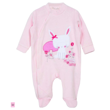 Bonjour Bebe pizsi rugi plüss Nyuszi mintás 3-6 hó (68 cm) gyerek hálóing, pizsama