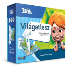 Bonsai Tolki: Világatlasz interaktív foglalkoztató könyv - készletben (34533) (34533) kreatív és készségfejlesztő