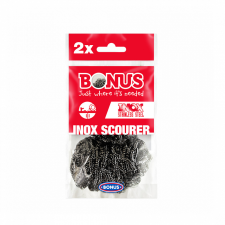 Bonus Bonus fém dörzsi INOX spirál 2 db tisztító- és takarítószer, higiénia