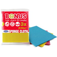 Bonus Bonus szivacsos mosogatókendő 3db-os (Karton - 20 csg) takarító és háztartási eszköz