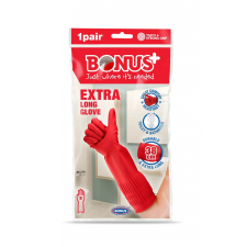 Bonus extra hosszú (38 cm), vastag gumikesztyű védőkesztyű