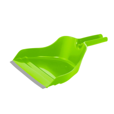 Bonus Handrix kézi szemeteslapát gumiéllel Zöld takarító és háztartási eszköz
