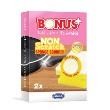 Bonus+ Karcmentes mosogatószivacs 2db/csg tisztító- és takarítószer, higiénia