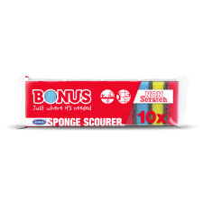 Bonus Mosogatószivacs 10 db/csomag Bonus B040 tisztító- és takarítószer, higiénia