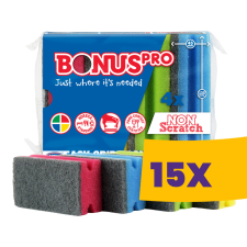 Bonus PRO HoReCa Formázott mosogatószivacs 4db (Karton - 15 csomag) tisztító- és takarítószer, higiénia