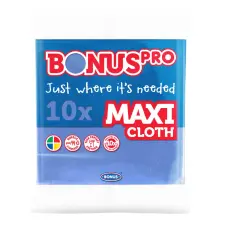 Bonus PRO MAXI univerzális törlőkendő 38x40cm Kék 10db takarító és háztartási eszköz