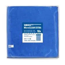 Bonus PRO MicroCLEAN Extra mikroszálas törlőkendő 40x40cm Kék 10db takarító és háztartási eszköz