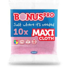 Bonus Törlőkendő, univerzális, 10 db, BONUS Professional Maxi, pink (KHT897) tisztító- és takarítószer, higiénia
