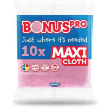 Bonus Törlőkendő, univerzális, 10 db, BONUS &quot;MAXI&quot;, pink takarító és háztartási eszköz