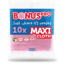BONUS Törlőkendő, univerzális, 10 db, BONUS "Professional Maxi", pink tisztító- és takarítószer, higiénia