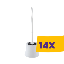 Bonus WC kefe - műanyag, kerek tartóval (Karton - 14 db) takarító és háztartási eszköz