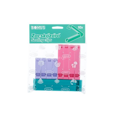 Bonus Zacskózáró csipesz, 10 db, BONUS, vegyes színek papírárú, csomagoló és tárolóeszköz