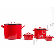  Bonyhádi zománcozott fazék 4 liter edény