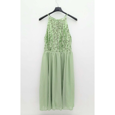 Boohoo flitteres magas nyakú midi ruha (zsálya) 38-40 női ruha