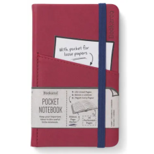  Bookaroo Pocket Notebook (A6) Journal - Dark Red idegen nyelvű könyv