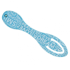 Bookchair Könyvre csíptethető lámpa Bookchair Flexilight Blue Words elemlámpa