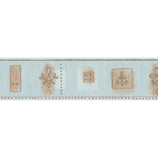  Bordűr 5484-36 kék-barna tapéta, díszléc és más dekoráció
