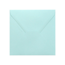 Boríték Clairefontaine Pollen 14x14 cm enyvezett világoskék boríték