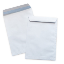 Boríték TB/4 szilikonos bélésnyomott 250x353mm Bluering® fehér boríték