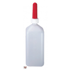  Borjúitató palack - műanyag,2 literes haszonállat felszerelés