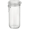 Bormioli Rocco Fido befőttes üveg, 1 l, csatos zár, egyenes