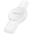 Borofone Apple Watch 1-9, Ultra, SE és Samsung Galaxy Watch 1-7 Okos Óra Töltő, vezeték nélküli Mágneses Indukciós, USB és USB-C csatlakozóval, kompakt, Fehér (Borofone BQ31)