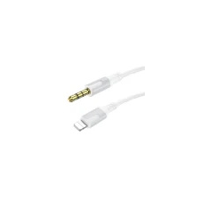Borofone BL19 AUX (LIGHTNING/JACK) KÁBEL 1 MÉTER FEHÉR kábel és adapter