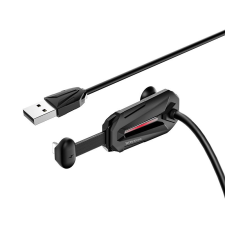 Borofone BU9 Unreal Gamer Lightning töltőkábel fekete (BU9) kábel és adapter