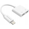 Borofone BV11 Dual Lightning audioadapter iPhone iPad 2A (6931474739605)