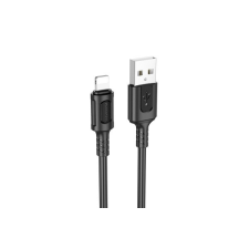 Borofone BX111 FELIZ LIGHTNING KÁBEL 2.4A 1 MÉTER FEKETE kábel és adapter