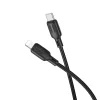 Borofone BX113 LENNY USB TYPE-C KÁBEL 2.4A 2 MÉTER FEKETE