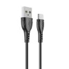 Borofone BX51 Triumph USB Type-C Kábel 1 Méter Fekete