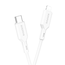 Borofone BX70 USB Type-C / Lightning PD 20W Kábel 1 Méter Fehér kábel és adapter