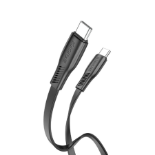 Borofone BX85 USB Type-C/Type-C PD 60W kábel 1 méter fekete kábel és adapter