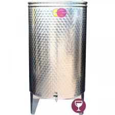  Bortartály Panka inox 1000L 3 csap borászati kellék
