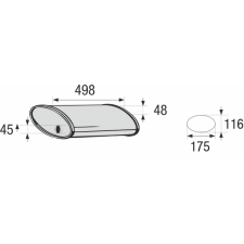 Bosal Középső hangtompító, univerzális BOSAL 248-063 autóalkatrész