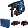 Bosch 0611911121 GBH 180- LI (2x4.0Ah + GAL 18V-40) Akkus, szénkefementes fúrókalapács SDS-Plus kofferben