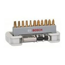 Bosch 12 részes bitkészlet MaxiGrip Tin mágneses (2608522133) bitfej készlet