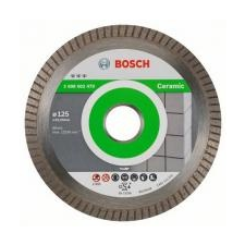 Bosch Best for Ceramic extraclean Turbo gyémánt darabolótárcsa Kerámia , 125-22,23 (2608602479) csiszolókorong és vágókorong