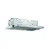 Bosch Bosch Serie 2 DFL063W56 konyhai szagelszívó Félig beépített (kihúzható) Fémes 328 m³/h C (DFL063W56)