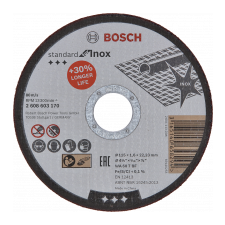 Bosch Darabolótárcsa hajlított, Standard for Inox WA 36 R BF hajlított (2608601514) csiszolókorong és vágókorong