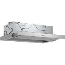 Bosch DFM064A53 konyhai szagelszívó Félig beépített (kihúzható) Fémes, Ezüst 400 m³/h (DFM064A53) páraelszívó