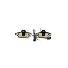 Bosch fékbetét készlet kopásjelző érintkezővel,rugóval,csikorgásgátló lemezzel,low-metallic,114,8mm fékbetét