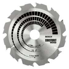 Bosch Fűrészlap Construct Wood 190 x 20/16 x 2,6 mm (2608641201) fűrészlap