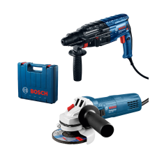 Bosch GBH 240 fúrókalapács kofferben + GWS 750 sarokcsiszoló (0615990N1W) sarokcsiszoló