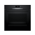 Bosch HBA372EB4 Beépíthető sütő 71 l, Serie4, fekete, 7 funkció, pirolitikus öntisztítás, AirFry süt.mód